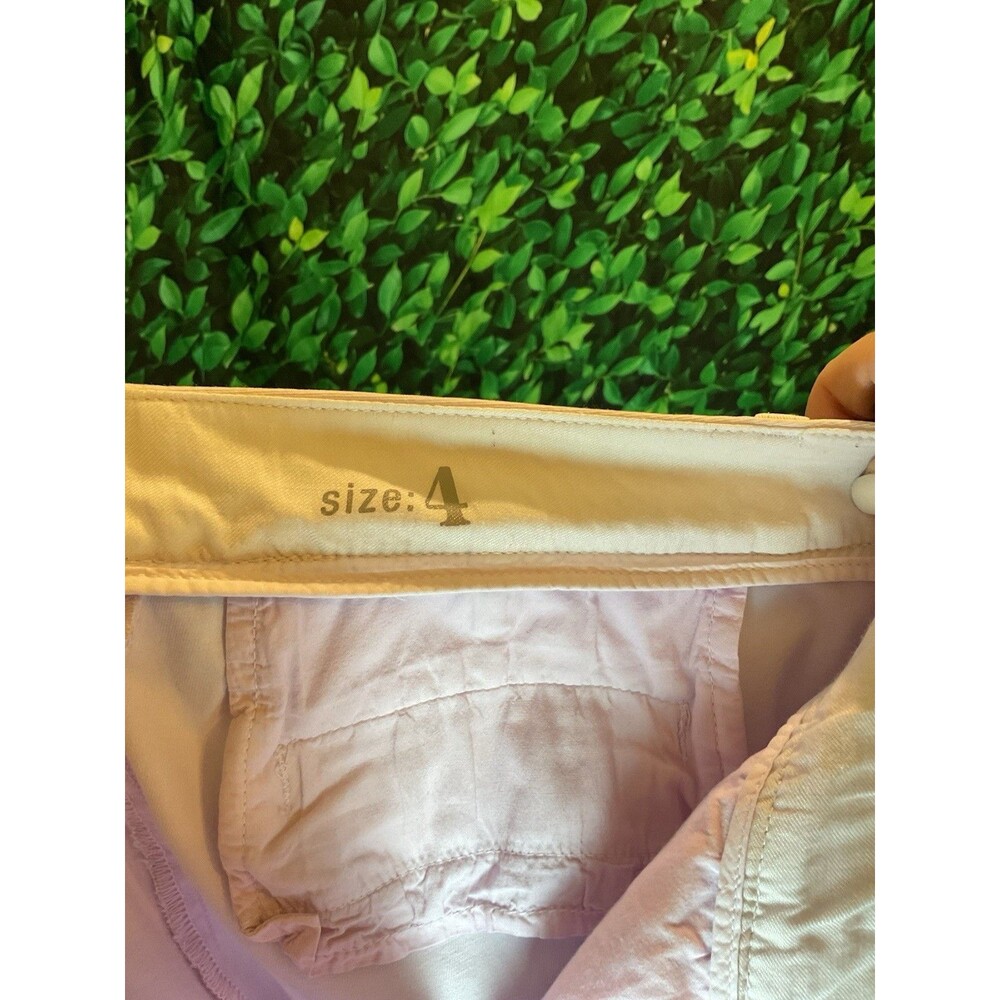 🌸 J.Crew “Scout” Capri Pants – Size 4 – Pale Lavender – 100% Cotton - Picture 8 of 12